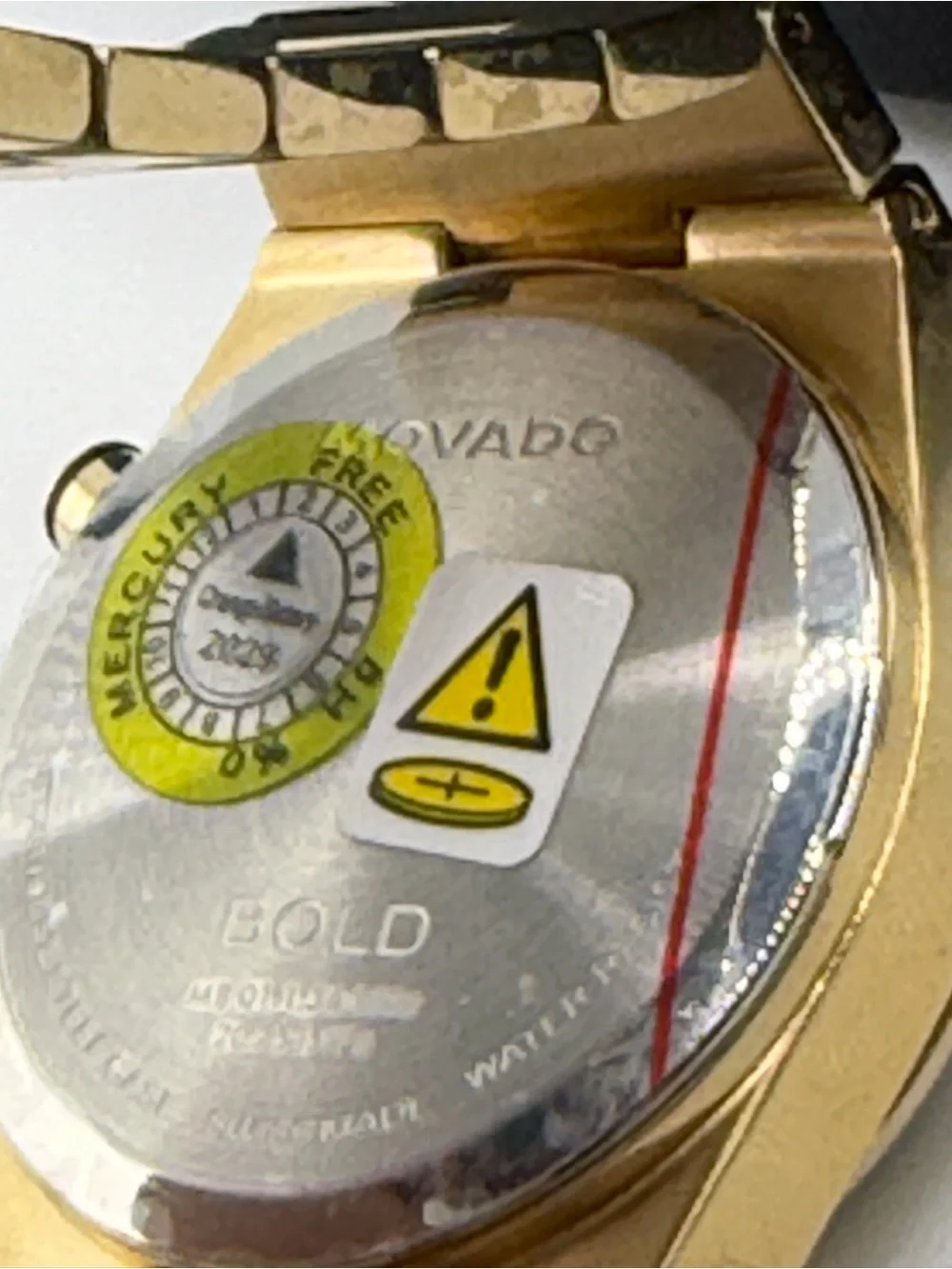 Movado Bold Quest Series Men's Gold Tone Stainless Steel Watch $895MSRP NEW!1110